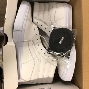 Brand New White Vans SK8-HI LX High-Tops